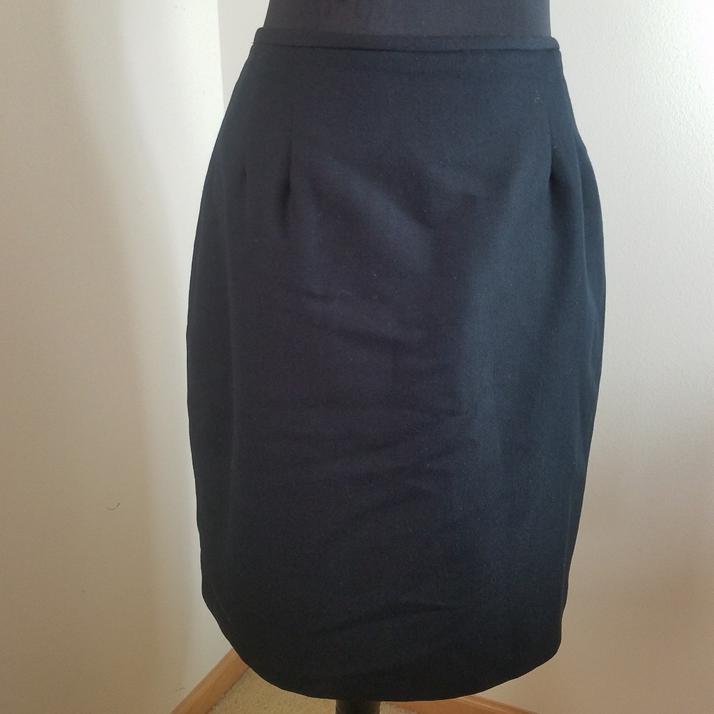 Briggs Midi Black Skirt With Built in slip